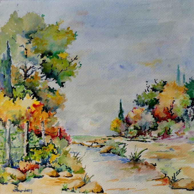 Le long de l'eau